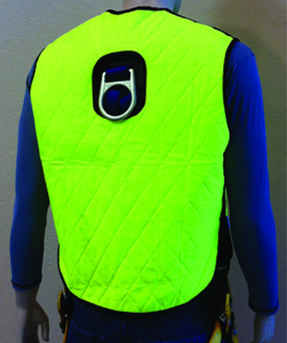 HyperKewl Evaporative Cooling Vest Sport HiViz Lime Safety