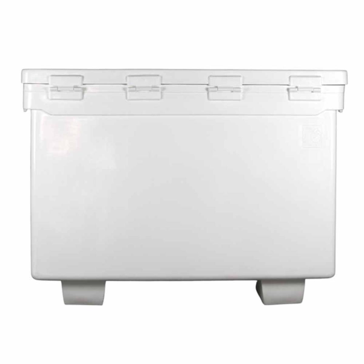 IceyTek 1100 Quart Rotomold Ice Chest/Cooler with Runners White