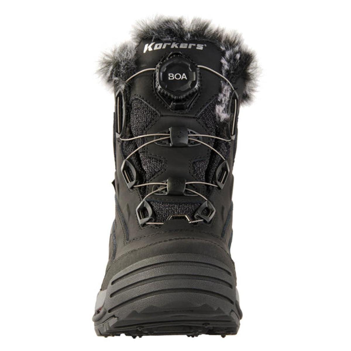 Korkers Women's Snowmageddon Boa Winter Boots with SnowTrac Sole The