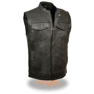 Milwaukee Leather Men's Redline Ledger Club‑Style Motorcycle Premium