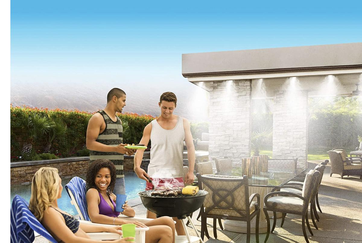 Misty Mate Cool Patio 32 Combo Professional Grade Home Misting System