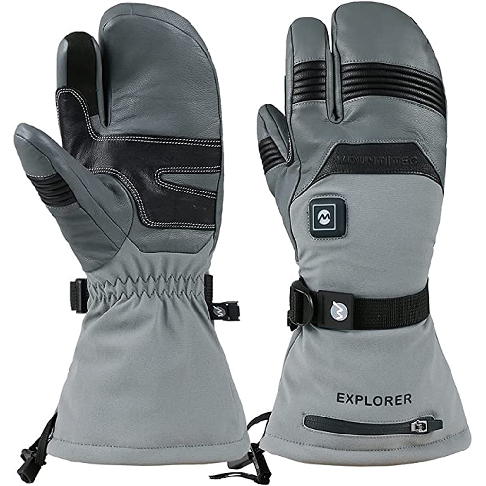 Mount Tec Explorer 5 Heated Performance 3 Finger Ski Gloves The Warming Store
