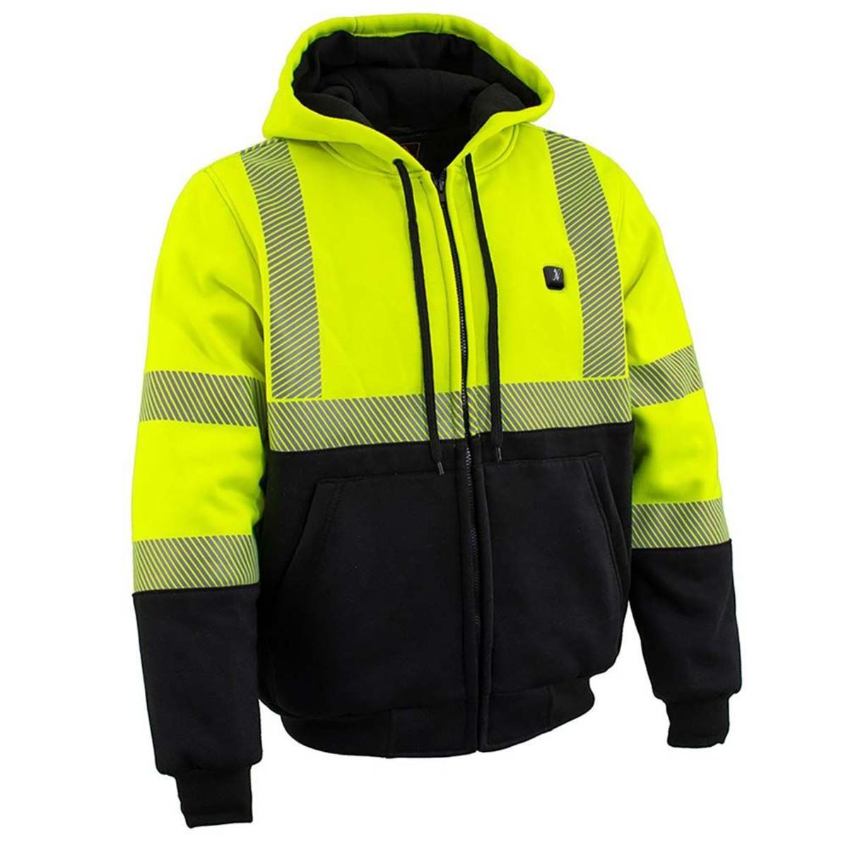 NexGen Heat Men's 'Sledge' High-Viz Textile Heated Jacket - The