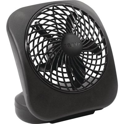 O2COOL - Ventola di raffreddamento portatile da viaggio, con cordino regolabile, alimentata a batteria, colore: nero