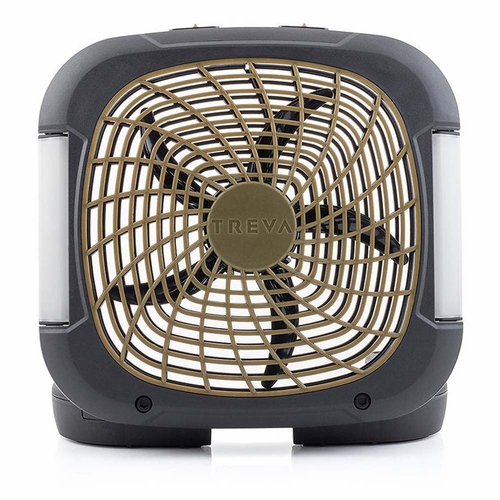 O2 Cool Treva 10 Inch Battery Camping Fan with Lights