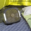 O2 Cool Treva 10 Inch Battery Camping Fan with Lights