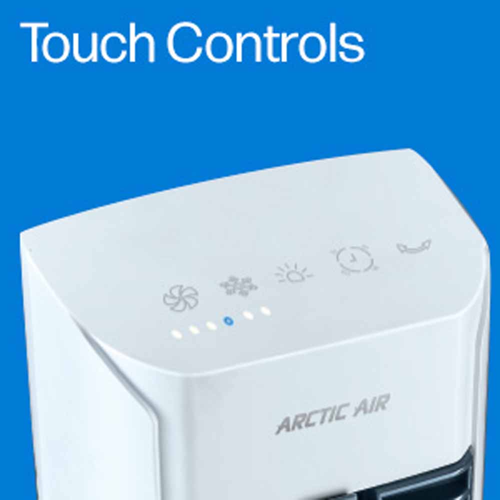 Ontel Arctic Air Tower Plus Indoor Evaporative Cooler The Warming Store