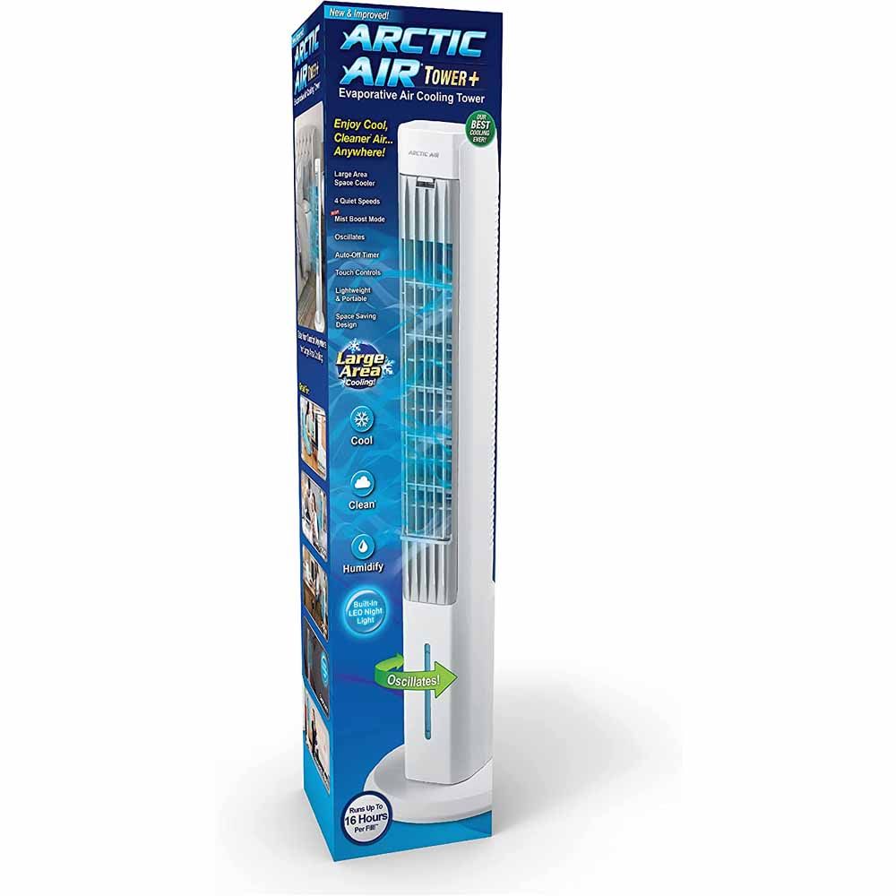 Ontel Arctic Air Tower Plus Indoor Evaporative Cooler The Warming Store