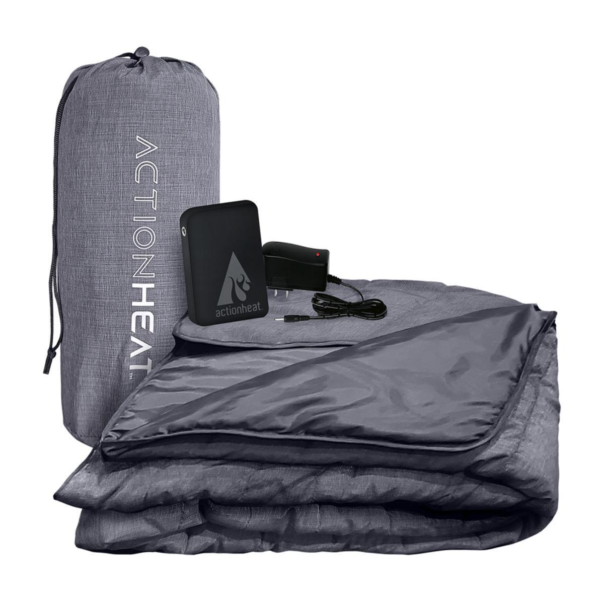 Open Box ActionHeat 7V Battery Heated Throw Blanket The Warming Store