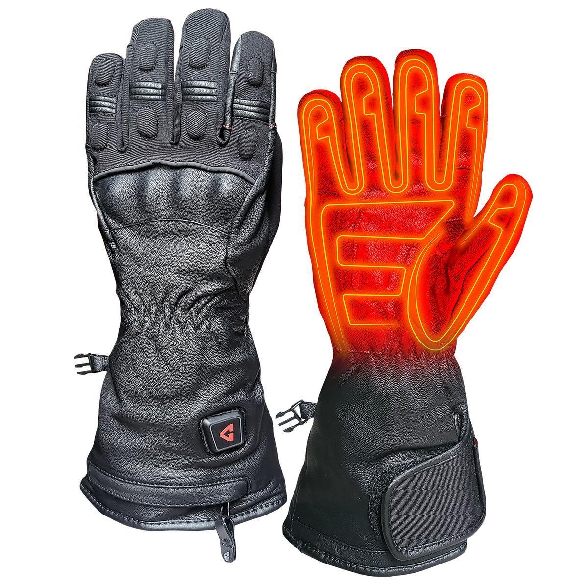 Open Box Gerbing 7V Hard Knuckle Heated Gloves - The Warming Store