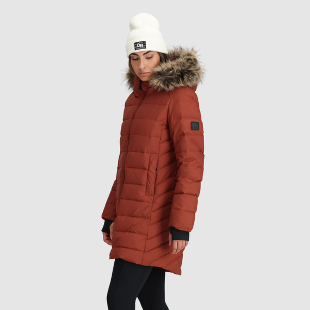 Outdoor Research Women's Coze Lux Down Parka The Warming Store