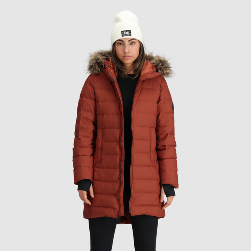 Outdoor Research Women's Coze Lux Down Parka The Warming Store