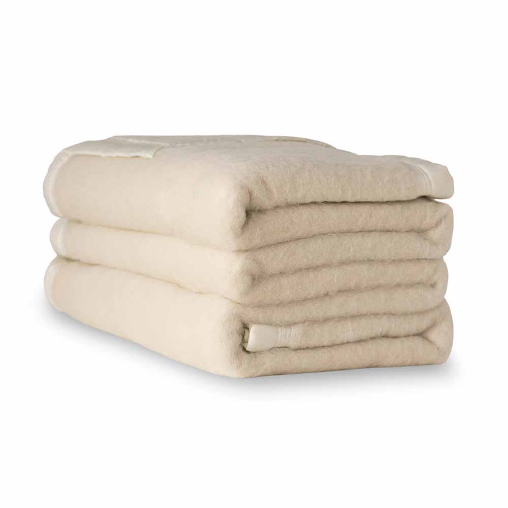 Poyet Motte Aurora Super Heavyweight Wool Blanket King The Warming