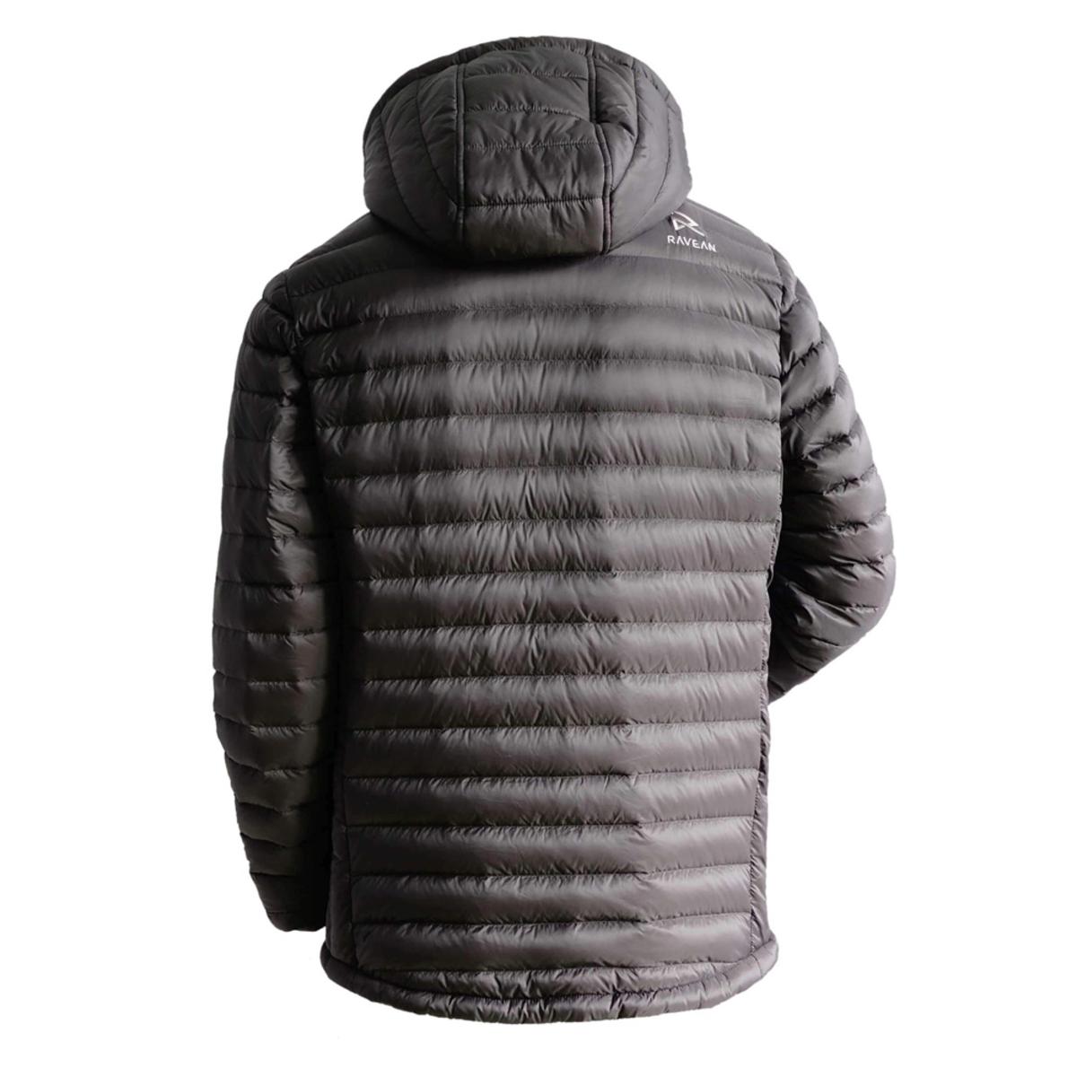 Ravean Men's Down Heated Jacket with 12V Battery Kit The Warming Store