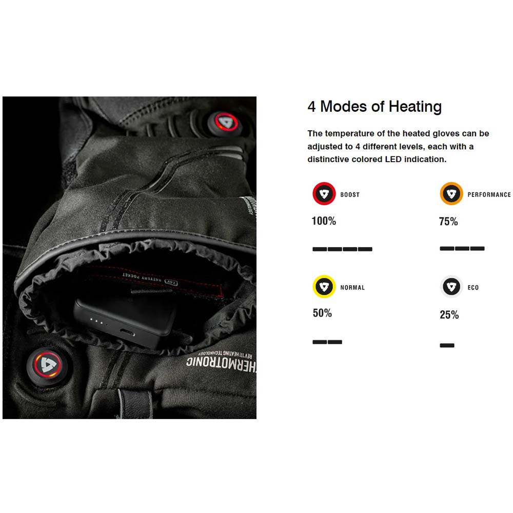 REV'IT Heated Gloves Liberty H2O Ladies The Warming Store