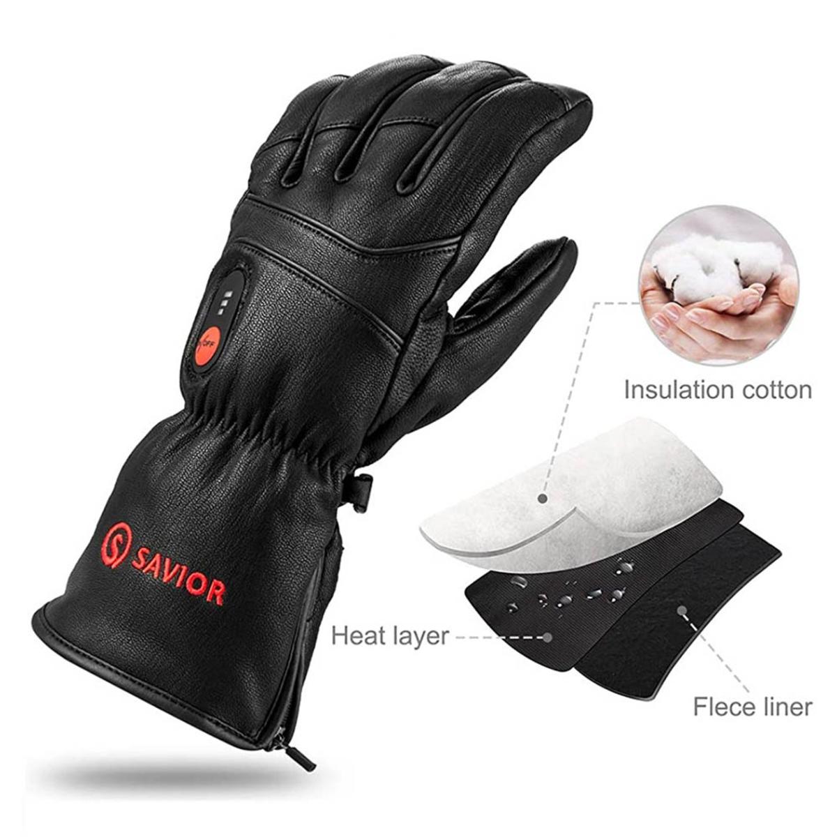 Savior Heat Unisex Electric Heated Ski Gloves The Warming Store