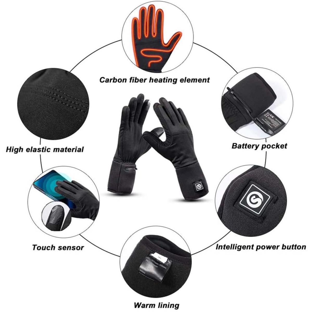 Savior Heat Unisex Electric Rechargeable Battery Heated Winter Warm