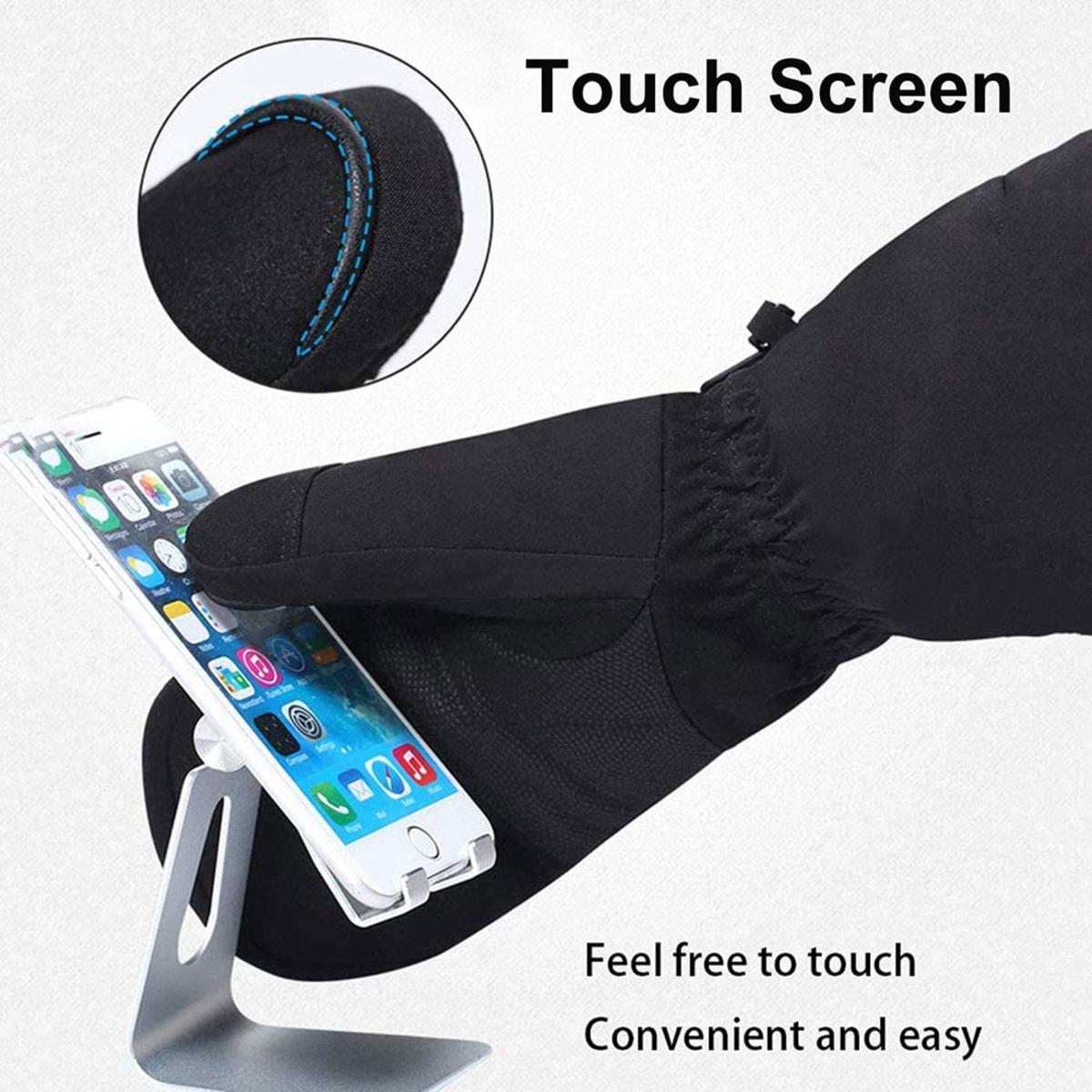 Savior Heat Unisex Rechargeable Battery Thermal Electric Heated Mittens