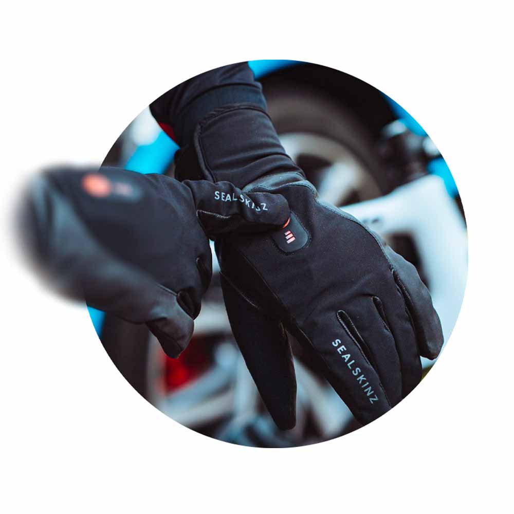 SealSkinz Upwell Waterproof Heated Cycle Gloves The Warming Store