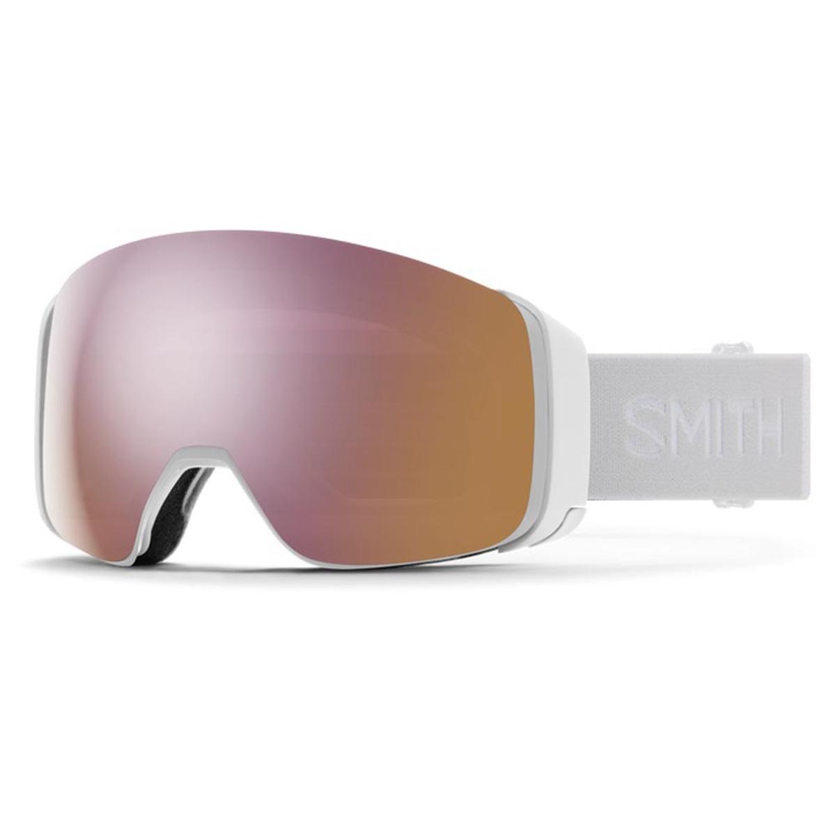 Smith Optics 4D MAG Goggles ChromaPop Everyday Rose Gold - White