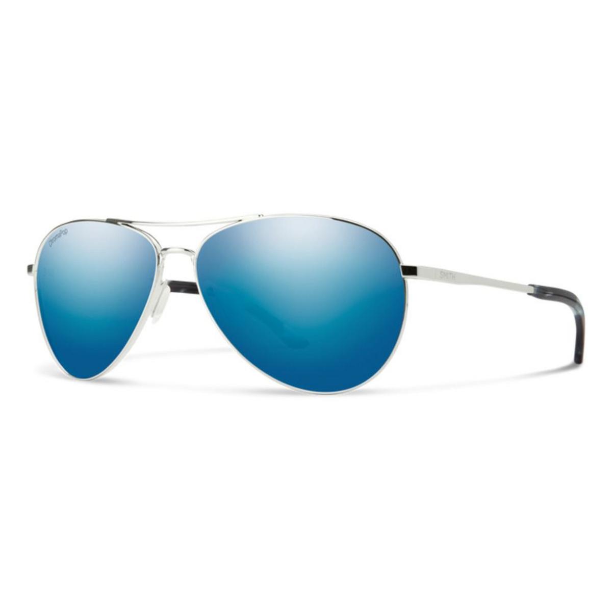 Smith optics Serpico2.0 YB7 Silver Metal Aviator Sunglasses Blue P… smith serpico products for sale | eBay main image 3