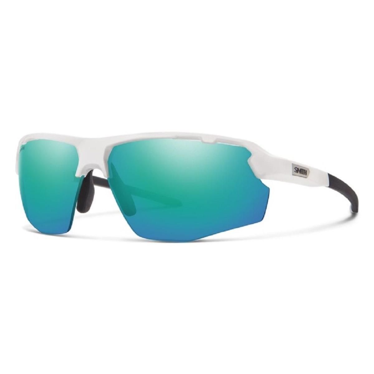 Smith Optics Resolve Sunglasses ChromaPop Opal Mirror White Frame
