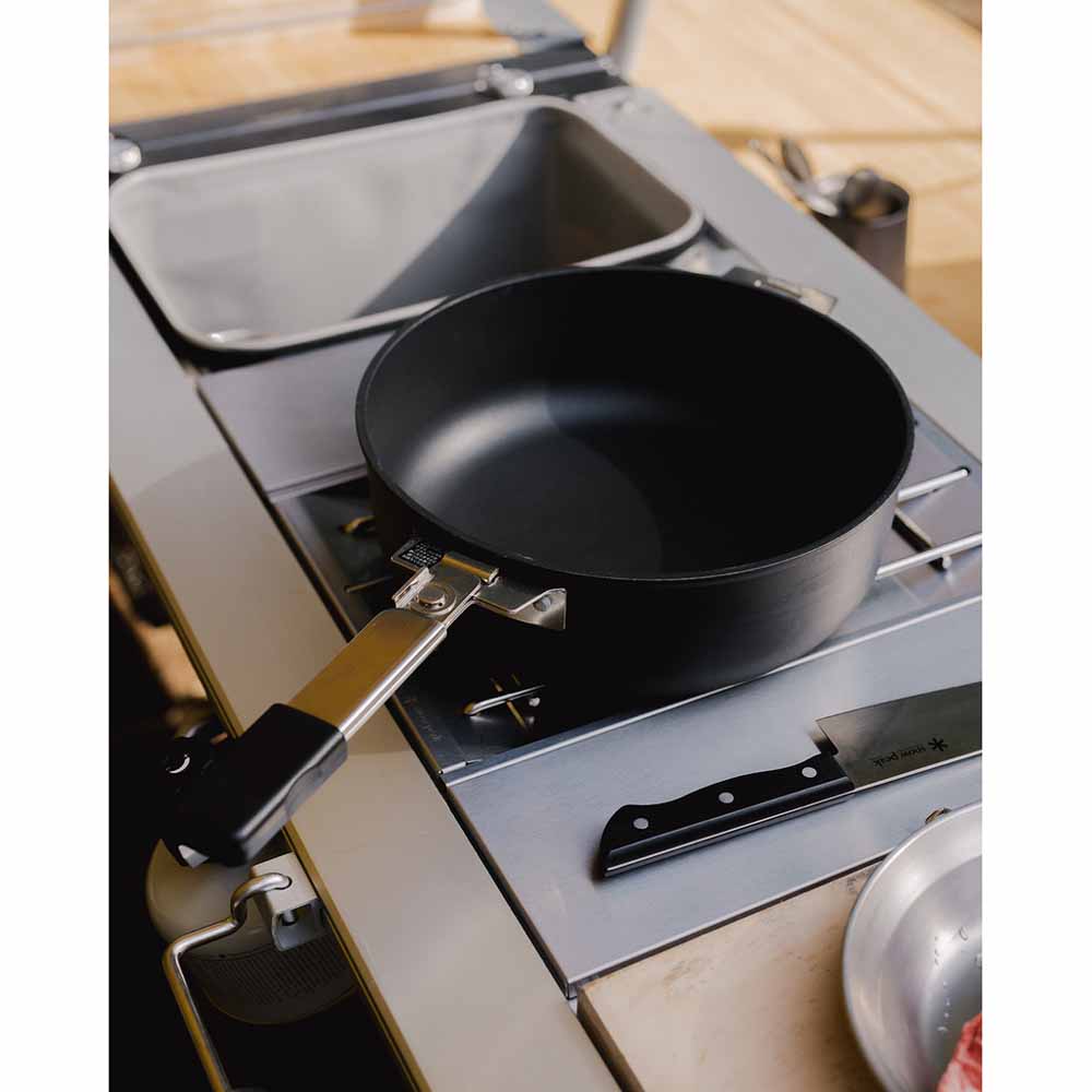 Snow Peak Iron Grill Table Camp Kitchen Starter Set - The Warming Store