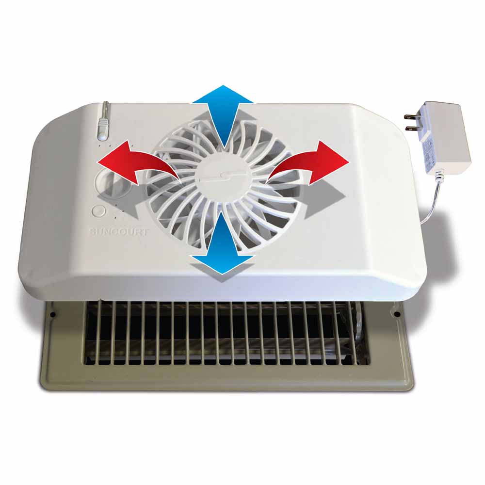 Suncourt Equalizer EZ8 Smart Register Booster Fan The Warming Store