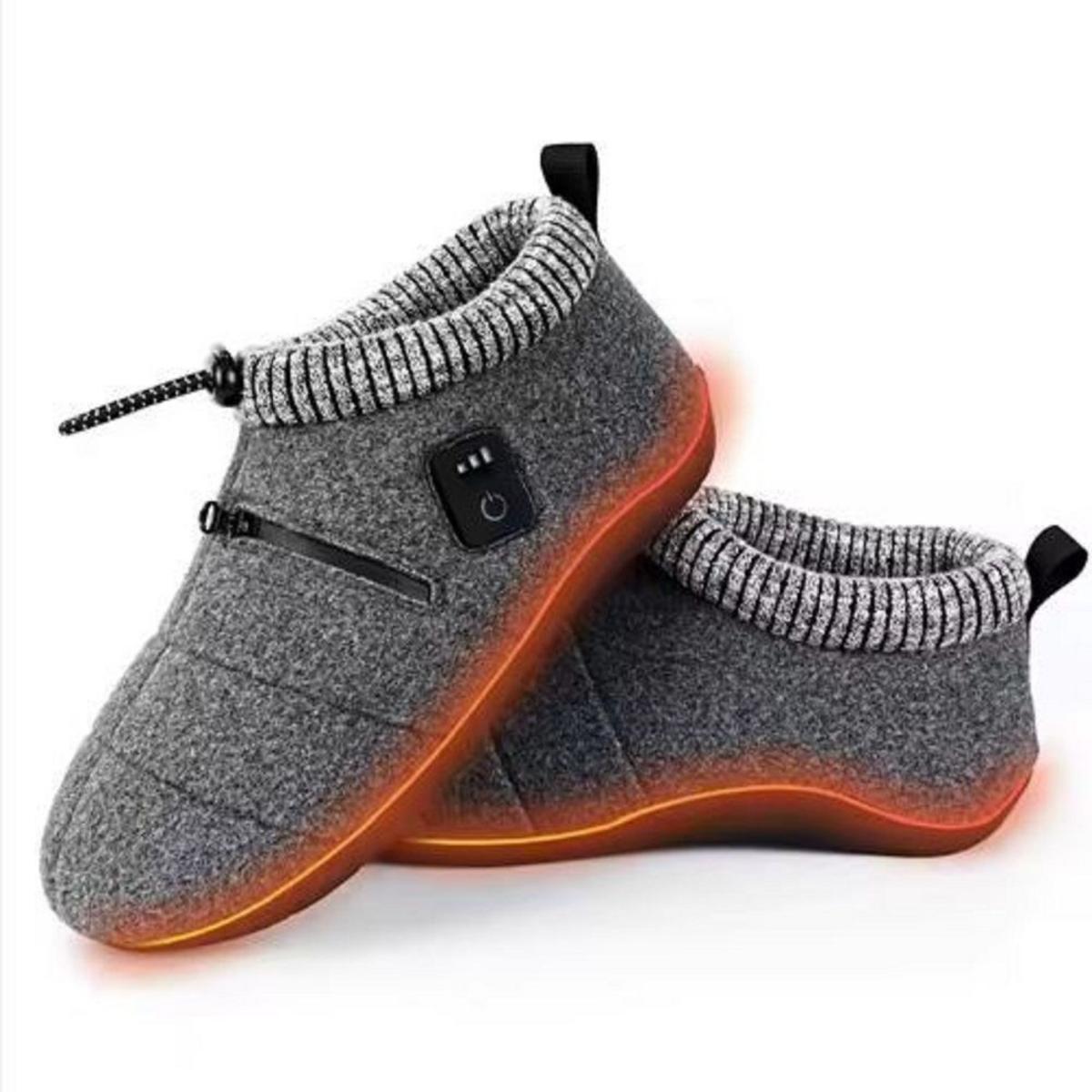 Thermalstep Slippers Mens Heated Slippers Heating Pad Bial Heated