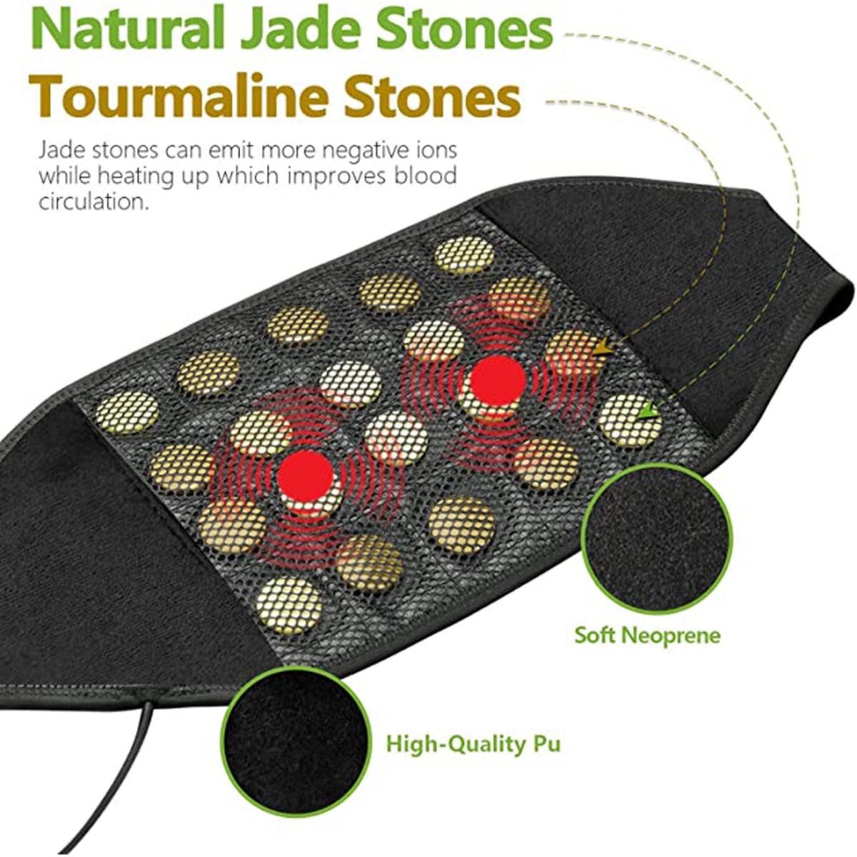 UTK Far Infrared Heating Pad with Vibration Massage for Lower Back