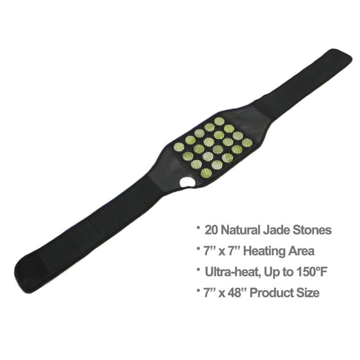 UTK Far Infrared Natural Jade Heating Waist Wrap for Lower Back Pain