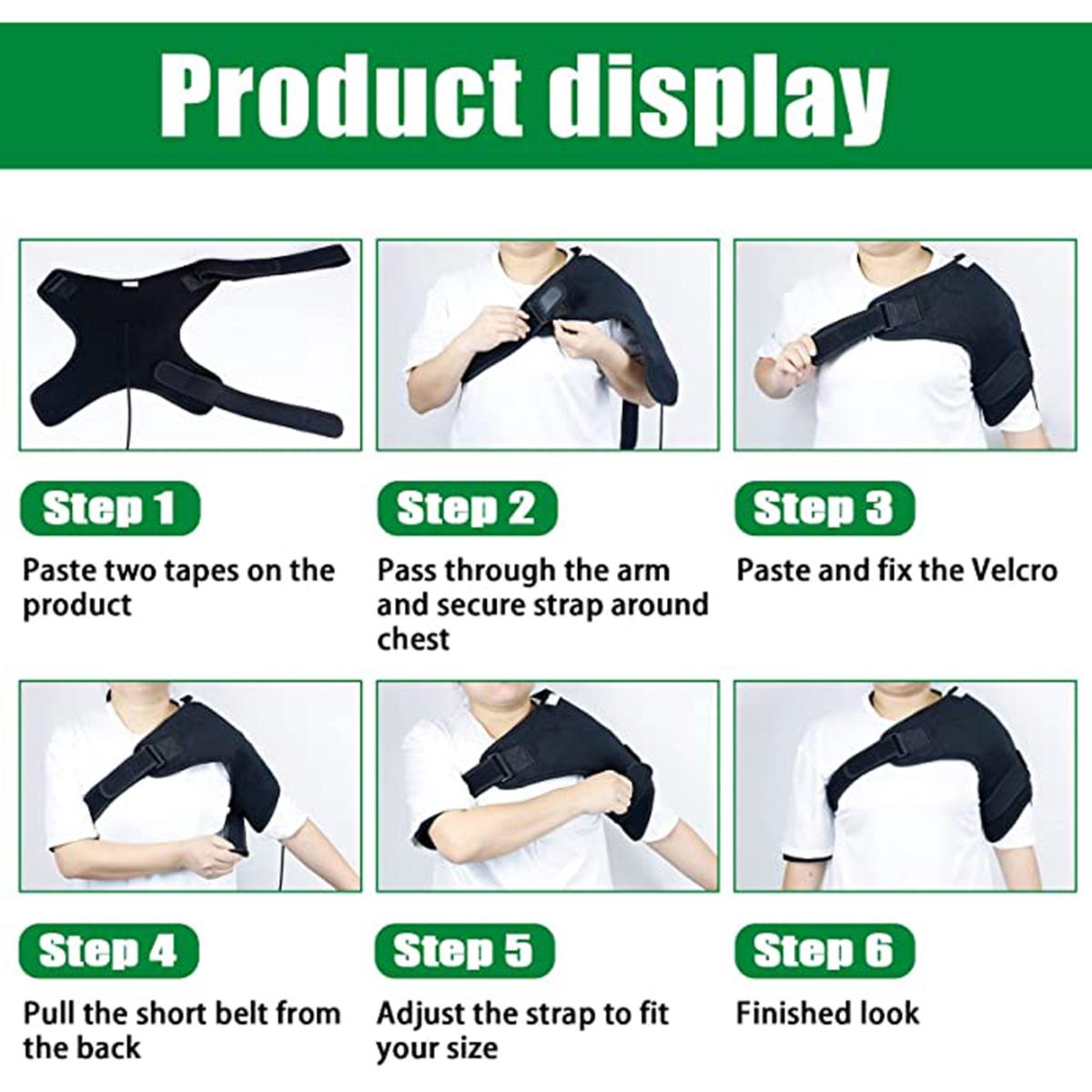 UTK Far Infrared Shoulder Heating Pads Electric Heated Shoulder Wrap