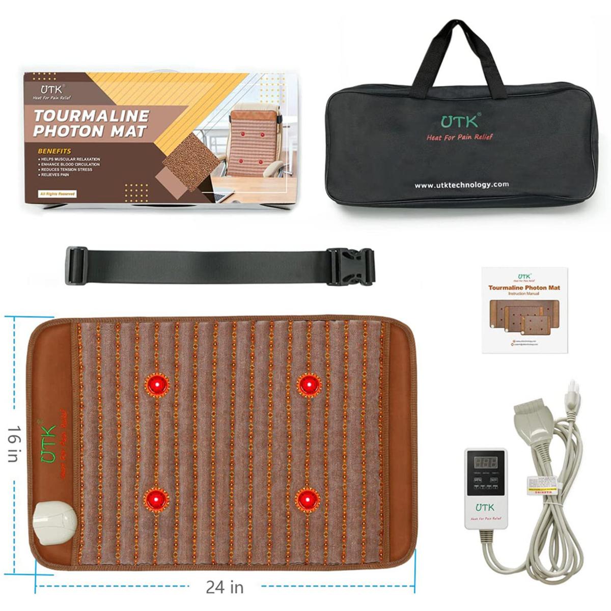 UTK Infrared Heating Pad for Pain Relief with Photon and Full