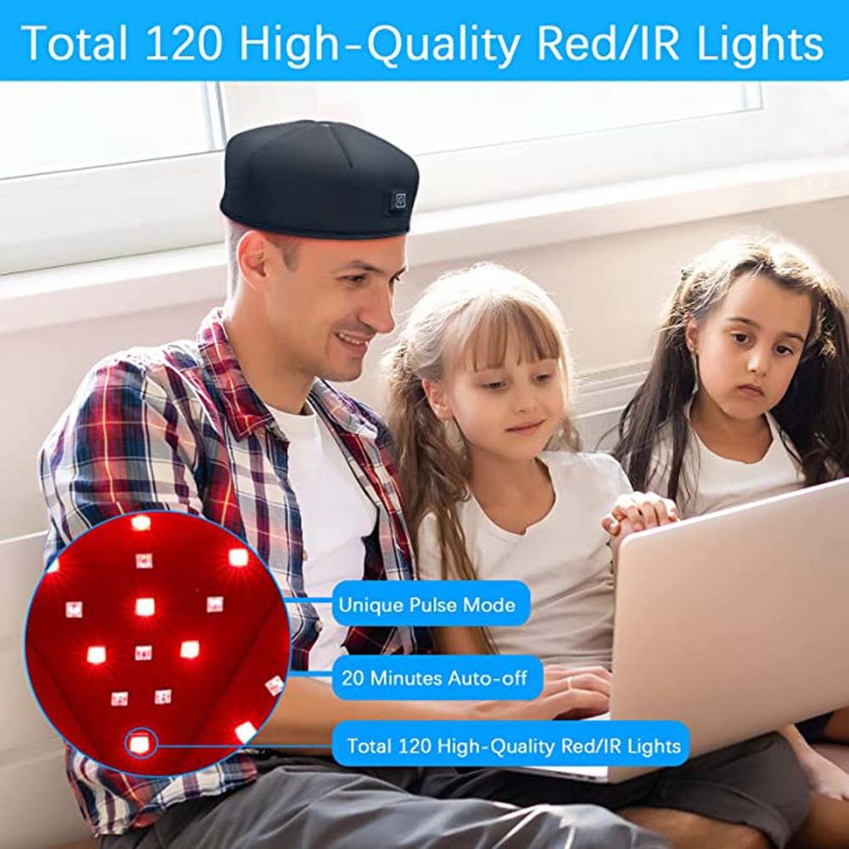 UTK LED Red Light Therapy Device For Head Scalp Care and Hair
