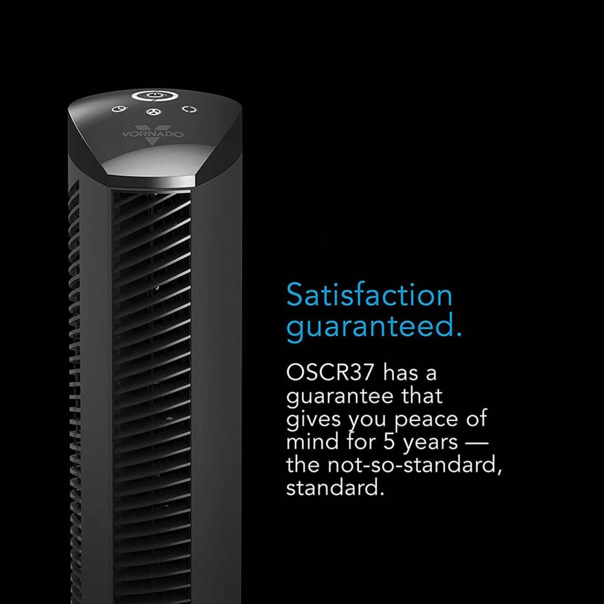 Vornado OSCR37 37" Oscillating Air Circulator Tower Fan with Remote