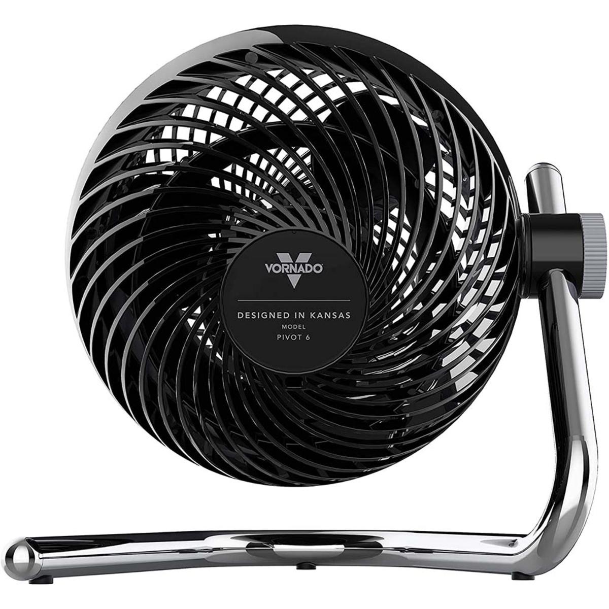 Vornado Pivot6 Whole Room Air Circulator Fan with 4 Speeds, Remote