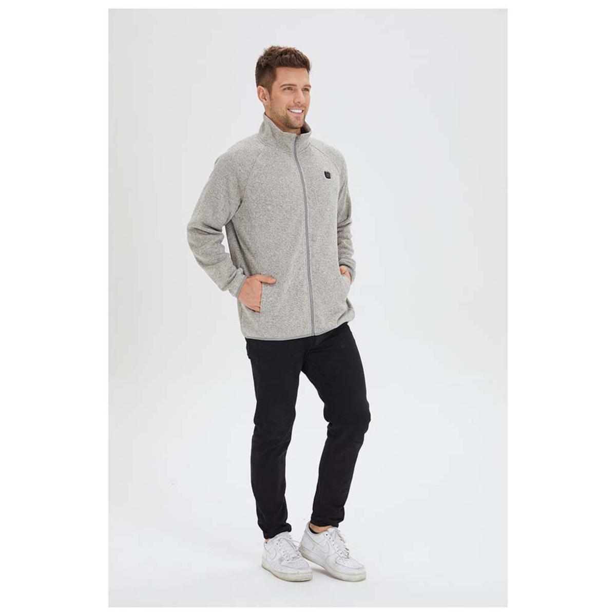Weston Store Men's Heated Fleece Jacket The Warming Store