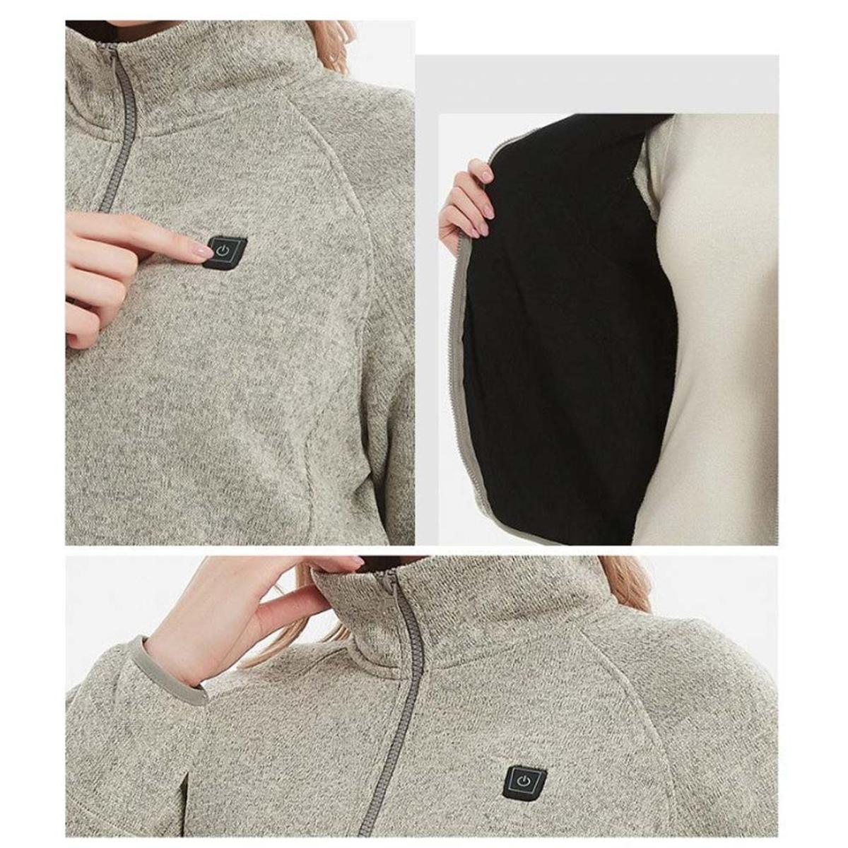 Weston Store Women's Heated Fleece Jacket The Warming Store