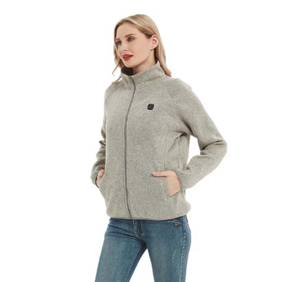 Weston Store Women's Heated Fleece Jacket The Warming Store