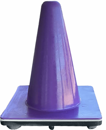 7" Purple Magnetic Traffic Cone