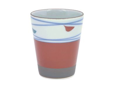 Brush Marks Porcelain Sake Cup (ONLY ONE)