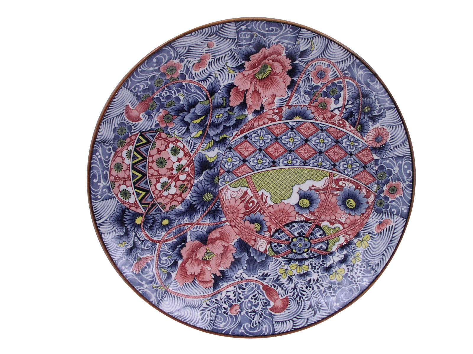 Ceramic Chrysanthemum Flower Serving Platters
