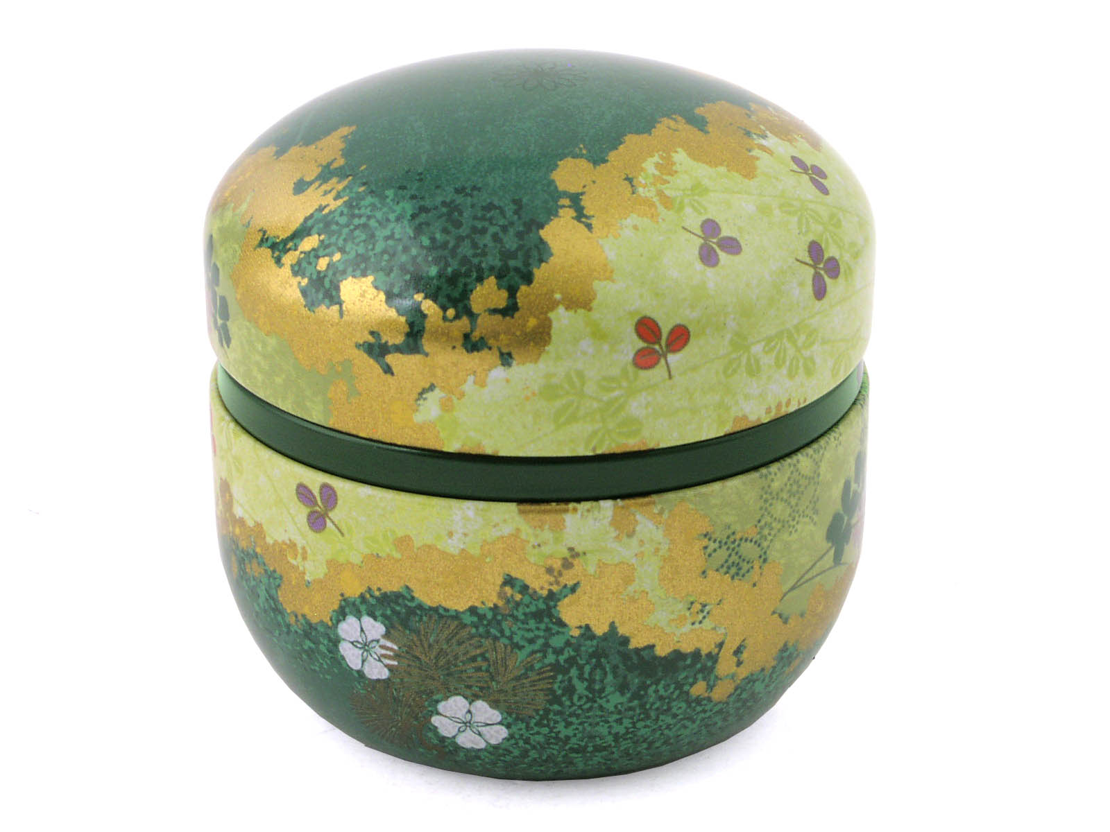 Decorative Tea Canister Pine Pattern