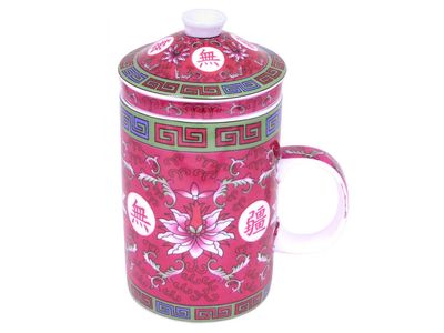 Multi-Colored Magnolia Mug