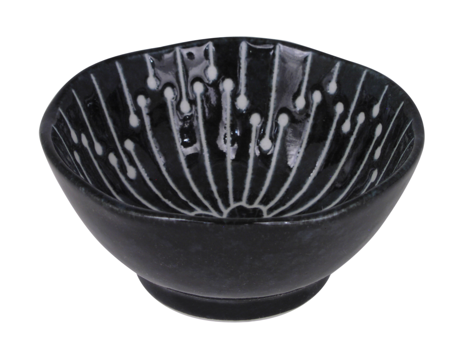 Sunlit Sakura Round Ceramic Sauce Dish