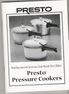 Presto 49831 Pressure Cooker Instruction/Recipe Book