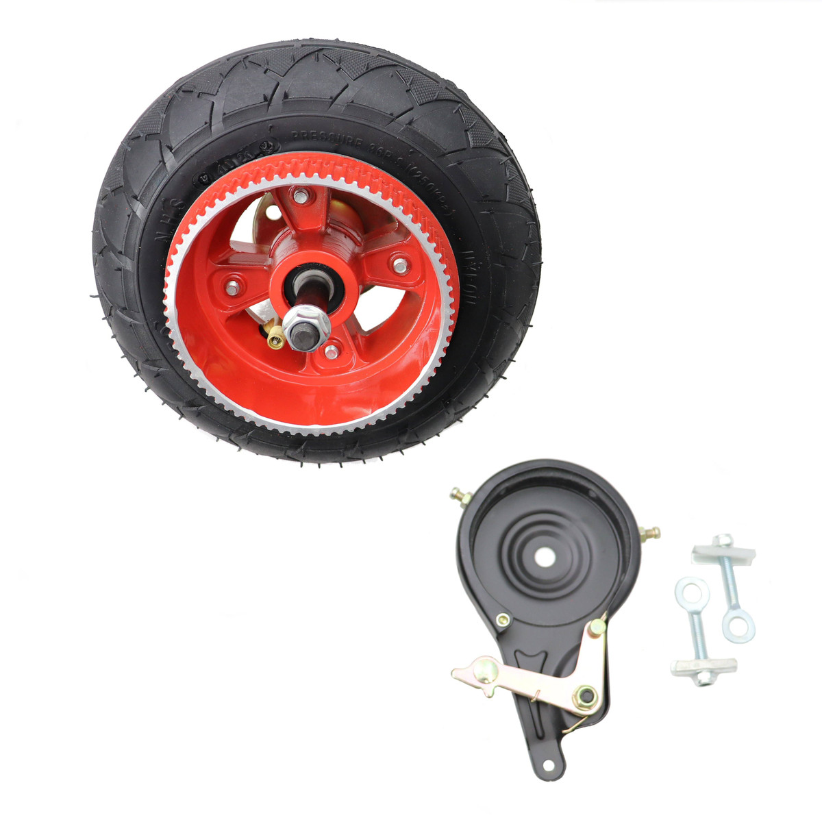 Belt driven Rear Wheel Assembly for Razor Scooters