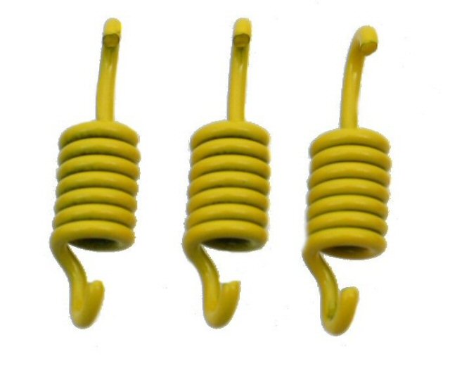 GY6 performance clutch springs. 1500 RPMs, yellow.
