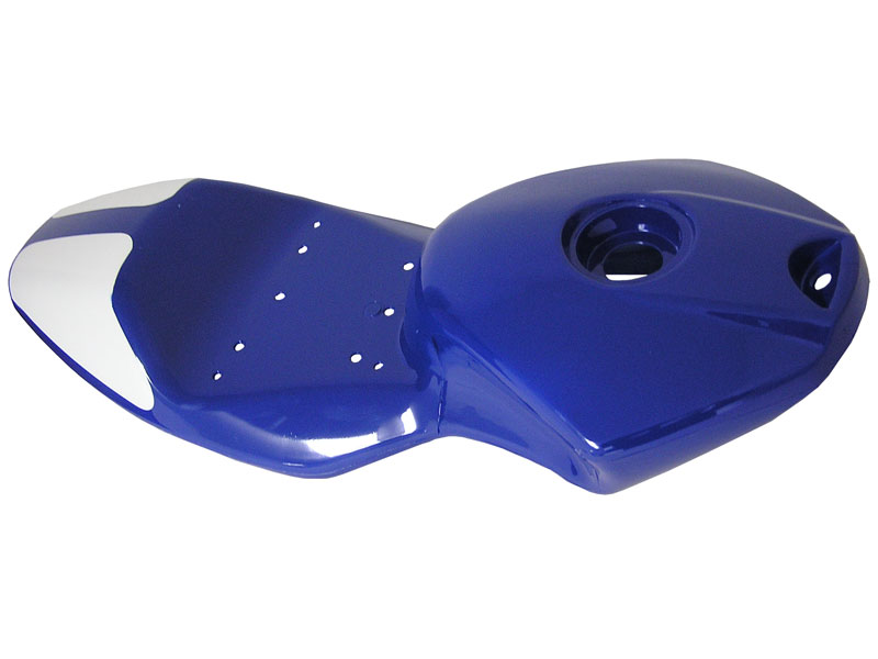 Top seat and gas tank cover for small, cag style pocket bikes.