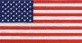 American Flag Retroflective Small 3M Decal 3/4" x 1 1/2"
